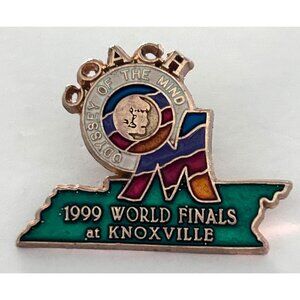 Vintage Odyssey of the Mind Coach World Finals Knoxville Tennessee Lapel Pin